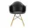 Stolička Eames DAW, deep black