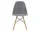 Stolička Eames DSW, granite grey seat / ash base