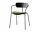 Stolička Pavilion AV4, black lacquered oak / Ritz