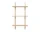 Polica Sector Shelf S/L, natural oak/brass
