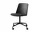 Kancelárska stolička Rely HW22, black/black/Re-Wool 198