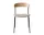 Čalúnená stolička Missing Chair, lacquered oak/Barnum 3