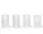 Poháre Ripple Verrines set 4ks, clear