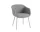 Stolička Fiber Conference Armchair Tube Base, grey/Remix 133