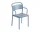 Stolička Linear Steel Armchair, pale blue