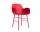 Stolička Form s podpierkami rúk Steel, bright red