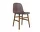 Stolička Form Walnut, brown