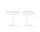 Poháre Ripple Champagne Saucer set 2ks, frosted
