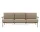 Pohovka Settle Sofa 3-Seater, Ribbed Weave 5/taupe