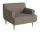 Kreslo Dover, oiled oak / Freya grey brown