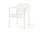 Stolička Palissade Dining Armchair, cream white