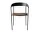 Stolička Missing Armchair, black lacquered ash/Barnum 10
