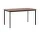 Jedálenský stôl Drip HW115, black/lacquered walnut