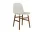 Stolička Form Walnut, light grey