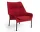 Kreslo O2, soft red textile