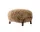 Pouf Wulff ATD3, walnut/sheepskin Honey