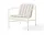 Textilný podsedák Palissade Lounge Chair Low Soft Quilted Cushion, cream white