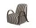 Kreslo Buur Louisiana, sand/black