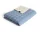 Prikrývka Mega Dot Organic 235x245, dusty blue