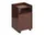 Stolík Folded Trolley Low Drawer, dark red