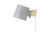 Nástenná lampa Rise, grey