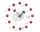 Hodiny Ball Clock, red