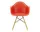 Stolička Eames DAW, poppy red