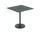 Stolík Linear Steel Café Table 70x70, dark green