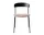 Čalúnená stolička Missing Chair, black lacquered ash/Nubuck 30256