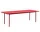 Jedálenský stôl Two-Colour 240 cm, maroon red/red