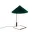 Stolová lampa Matin 300, polished brass / green