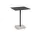 Stôl Terrazzo 60x60, grey terrazzo / anthracite