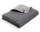 Prikrývka Mega Dot Organic 260x260, dark grey