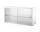 Skrinka Display Cabinet with Sliding Doors, white