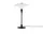 Stolná lampa PH 3/2, black metallised