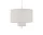 Závesná lampa Margin Ø50, white canvas