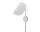 Nástenná lampa Wing, polished aluminium