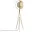 Stojacia lampa Pearl, brass