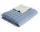Prikrývka Mega Dot Organic 260x260, dusty blue