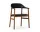 Stolička Herit Armchair Smoked Oak, black