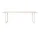Stôl 70/70, biely 225 cm