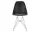 Stolička Eames DSR RE, deep black/chrome