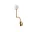Nástenná lampa Mobil 46 fixed, brushed brass