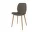 Jedálenská stolička Seed Wood Upholstered, white pigmented oak / Memory dark beige