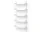 Policová zostava Wall Shelf 1900, white/white