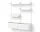 Policová zostava Living Shelf Cabinets Low w. Doors, white/white