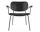 Kreslo Co Lounge Chair, black oak/Re-wool 0198