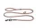 Nastaviteľné vodítko Dogs Leash Braided, pink/black