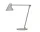Stolná lampa NJP, light aluminium grey