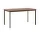 Jedálenský stôl Drip HW115, bronzed/lacquered walnut